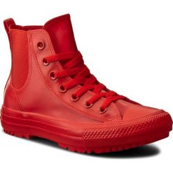 Trampki CONVERSE - Ctas Chelsea Boot Rubber Hi 553265C Signal Red/Signal Red. Czerwone półbuty damskie Converse, bez wzorów, z gumy, bez zapięcia. W wyprzedaży za 259,00 zł.