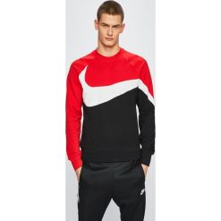 Nike - Bluza. Czerwone bluzy męskie Nike, s, bez wzorów, z bawełny, z kapturem, bez rękawów, bez kaptura. W wyprzedaży za 239,90 zł.