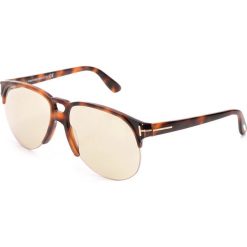 Tom Ford Okulary "Trevor". Żółte okulary przeciwsłoneczne męskie Tom Ford, z materiału. Za 389,00 zł.