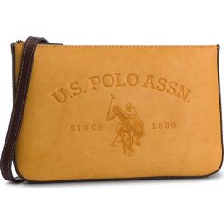 Torebka U.S. POLO ASSN. - Cowtown Flat BEUCW0564WVP/302 Mustard Coral. Żółte listonoszki damskie marki U.S. Polo Assn., ze skóry ekologicznej. Za 399,00 zł.