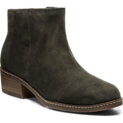 Botki TAMARIS - 1-25035-29 Anthracite 214. Szare botki damskie skórzane marki Tamaris, na obcasie. W wyprzedaży za 239,00 zł.