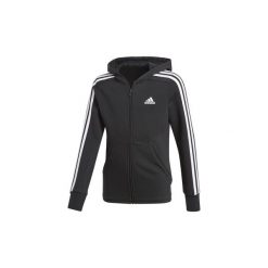 Bluzy dresowe Dziecko adidas Bluza z kapturem Essentials 3-Stripes Hoodie. Czarne bluzy dziewczęce Adidas, z dresówki, z kapturem. Za 199,00 zł.