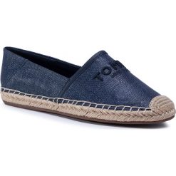 Espadryle TOMMY HILFIGER - Embroidery Esoadrille FW0FW04966 Sport Navy DB9. Niebieskie espadryle damskie TOMMY HILFIGER, bez wzorów, ze skóry ekologicznej, bez obcasa, na płaskiej podeszwie. Za 269,00 zł.