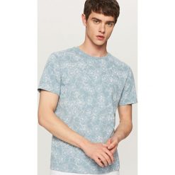 T-shirty męskie: T-shirt z nadrukiem w rowery – Turkusowy