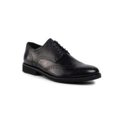 Lasocki for men MI08-C708-706-01. Czarne półbuty męskie Lasocki For Men, bez wzorów, ze skóry, bez zapięcia. Za 229,99 zł.