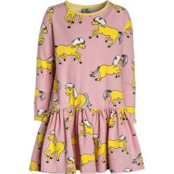 Sukienki dziewczęce: Småfolk DRESS WITH HORSES Sukienka z dżerseju silver pink