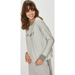 Dkny - Bluza. Szare bluzy damskie DKNY, s, z nadrukiem, z elastanu, bez rękawów, bez kaptura. W wyprzedaży za 249,90 zł.