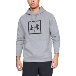 Under Armour Rival Bluza Szary. Szare bluzy męskie Under Armour, s, z nadrukiem, z bawełny, bez kołnierzyka, bez rękawów, bez kaptura. Za 257,95 zł.