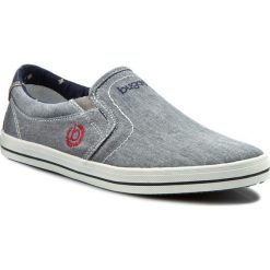 Tenisówki BUGATTI - F4866-6 Jeans 455. Niebieskie półbuty męskie Bugatti, na co dzień, bez wzorów, z jeansu, eleganckie, bez zapięcia. W wyprzedaży za 179,00 zł.