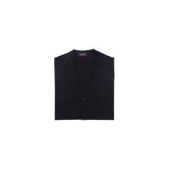 CIemnogranatowy sweter/cardigan casual SW27. Swetry męskie Lanieri Fashion - swetry męskie, m, bez wzorów, z bawełny, casualowe, krótkie. Za 148,50 zł.