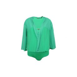 Koszulki polo z długim rękawem Guess 74G408 8498Z. Zielone koszulki damskie Guess, z aplikacjami, polo, z długim rękawem. Za 279,00 zł.