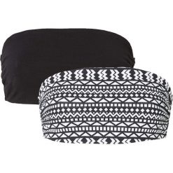 Top opaska (2 szt.) bonprix czarny + etno. Czarne bluzki damskie marki bonprix, z nadrukiem, etno. Za 35,98 zł.