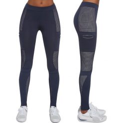 Spodnie damskie: Bas Black Legginsy damskie Passion Niebieskie r. L