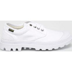 Palladium - Tenisówki Pampa. Czarne trampki i tenisówki damskie Palladium, bez wzorów, z gumy, na sznurówki. Za 329,90 zł.