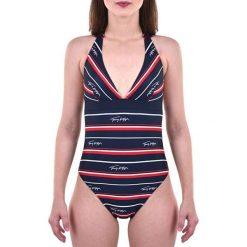 Tommy Hilfiger Jednoczęściowe stroje kąpielowe Class ic Piece RP Hrtg Logo Str Navy Blaze r UW0UW01495-411 (rozmiar. Niebieskie stroje kąpielowe damskie TOMMY HILFIGER, bez wzorów. W wyprzedaży za 308,00 zł.