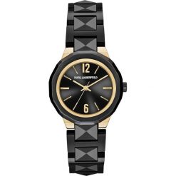 Zegarek KARL LAGERFELD - Joleigh KL3401 Black/Gold/Black. Czarne zegarki męskie marki KARL LAGERFELD. Za 1350,00 zł.