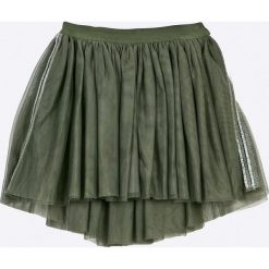 Blukids - Spódnica dziecięca 98-128 cm. Szare spódniczki dziewczęce marki Blukids, z bawełny, mini, rozkloszowane. W wyprzedaży za 39,90 zł.