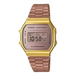 Zegarek Casio A168WECM -5EF Retro Vintage Mirror damski Rose Gold. Czerwone zegarki damskie CASIO. Za 310,99 zł.