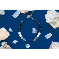 Męska Bransoletka z Lapisem Lazuli i Jadeitem. Czarne bransoletki męskie whandworks, z lazurytem. Za 149,00 zł.