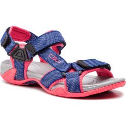 Sandały CMP - Hamal Wmn Hiking Sandal 38Q9956 Ibisco C831. Niebieskie klapki damskie marki CMP, bez wzorów, z tworzywa sztucznego, bez obcasa. Za 129,99 zł.