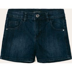 Guess Jeans - Szorty dziecięce 118-175 cm. Niebieskie spodenki dziewczęce Guess Jeans, z aplikacjami, z elastanu, casualowe. Za 179,90 zł.