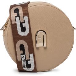 Torebka FURLA - Sleek 1057277 B BAHM W64 Sand h/Toni Cognac. Brązowe listonoszki damskie Furla, ze skóry. Za 1129,00 zł.