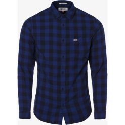 Tommy Jeans - Koszula męska, niebieski. Niebieskie koszule męskie Tommy Jeans, m, bez wzorów, z jeansu, bez kołnierzyka, bez rękawów. Za 299,95 zł.