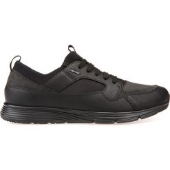 Półbuty GEOX U SNAPISH. Niebieskie półbuty męskie marki Geox, z tkaniny. Za 239,90 zł.