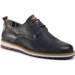 Półbuty PIKOLINOS - M8J-4273 Blue. Niebieskie półbuty męskie Pikolinos, na co dzień, bez wzorów, ze skóry, eleganckie, bez zapięcia. Za 469,00 zł.