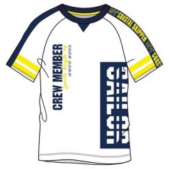 Mix 'N Match Koszulka Chłopięca 110 Biały. Białe t-shirty chłopięce Mix 'N Match, bez wzorów, z krótkim rękawem. Za 35,00 zł.