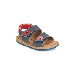 Sandały Dziecko Kickers FIRST. Niebieskie sandały chłopięce marki Kickers, bez zapięcia. Za 239,00 zł.