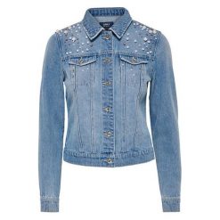 Only Kurtka Damska Chris Ls Pearl Dnm Jacket Bj Rednio Blue Denim (Rozmiar 42). Niebieskie kurtki damskie marki ONLY, z denimu. W wyprzedaży za 160,00 zł.