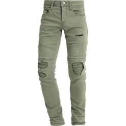 Jeansy męskie: Jack & Jones JJIGLENN JJJAXX Jeansy Slim Fit olive night
