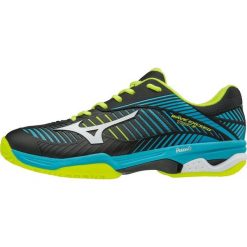 Mizuno buty Wave Exceed Tour 3 CC Blueatoll/White/Black, 44.5. Czarne buty sportowe męskie Mizuno, bez zapięcia, do biegania. W wyprzedaży za 475,00 zł.