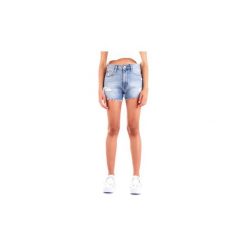 Szorty i Bermudy Calvin Klein Jeans J20J212042. Niebieskie szorty damskie Calvin Klein Jeans, bez wzorów, z jeansu. Za 346,00 zł.