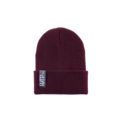 CZAPKA BEANIE BURGUNDY. Czerwone czapki damskie marki Harp Team, z dzianiny. Za 59,00 zł.