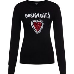 Sweter Desigual Quito 19WWJF34. Czarne swetry damskie Desigual, s, bez wzorów, z wiskozy, klasyczne, bez rękawów, bez kaptura. W wyprzedaży za 249,00 zł.