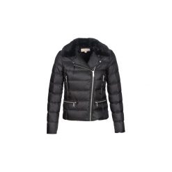Kurtki pikowane MICHAEL Michael Kors SHORT BIKER PUFFER. Czarne kurtki damskie MICHAEL Michael Kors, l, bez wzorów, bez kaptura. Za 1143,20 zł.