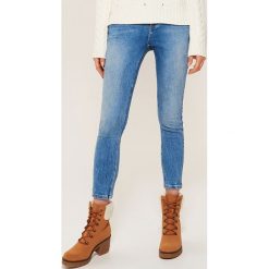 Jeansy skinny - Niebieski. Niebieskie boyfriendy damskie House, z jeansu. Za 99,99 zł.