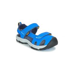 Sandały sportowe Dziecko Teva HURRICANE TOE PRO. Niebieskie buty chłopięce sportowe Teva, bez zapięcia. Za 167,30 zł.