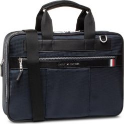 Torba na laptopa TOMMY HILFIGER - Elevated Nylon Workbag AM0AM05816 CJM. Niebieskie torby męskie skórzane TOMMY HILFIGER, bez wzorów, z nylonu. W wyprzedaży za 599,00 zł.