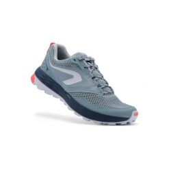 Buty do biegania damskie trail TR błękitno-różowe. Szare buty sportowe damskie EVADICT, z poliesteru, do biegania. Za 179,99 zł.