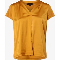 More & More - T-shirt damski, żółty. Żółte t-shirty damskie More & More, bez wzorów, z dżerseju, bez kołnierzyka. Za 159,95 zł.