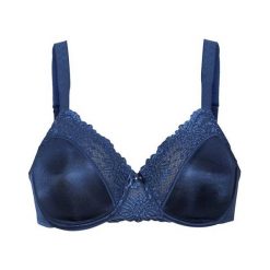 Triumph "Biustonosz ""Minimizer""" Ladyform Soft niebieski female niebieski 80E. Niebieskie biustonosze sportowe damskie Triumph, z haftami, z koronki. Za 149,00 zł.