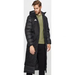 Adidas Performance - Kurtka puchowa. Czarne płaszcze męskie adidas Performance, s, bez wzorów, z poliesteru, długie, z kapturem. Za 849,90 zł.
