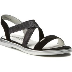 Sandały BIG STAR - W274A038 Black. Czarne klapki damskie marki BIG STAR, bez wzorów, ze skóry ekologicznej, bez obcasa. W wyprzedaży za 139,00 zł.