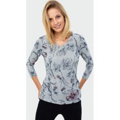 Sweter w kwiaty. Swetry damskie Greenpoint, w kwiaty, z elastanu, bez rękawów, bez kaptura. Za 49,99 zł.