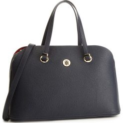 Torebka TOMMY HILFIGER - Th Core Satchel AW0AW06124 413. Niebieskie torebki klasyczne damskie TOMMY HILFIGER, z aplikacjami, ze skóry ekologicznej, klasyczne, zdobione, bez dodatków. W wyprzedaży za 379,00 zł.
