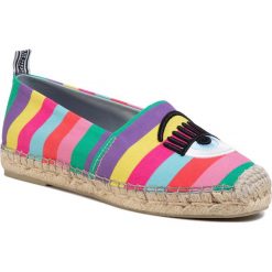 Espadryle CHIARA FERRAGNI - CF2653-010 Multicolor. Espadryle damskie Chiara Ferragni, na co dzień, bez wzorów, ze skóry, bez obcasa, na płaskiej podeszwie, bez zapięcia. Za 899,00 zł.
