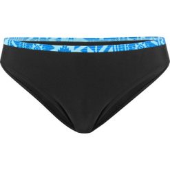 Figi bikini bonprix czarno-niebieski. Czarne stroje kąpielowe damskie bonprix, bez wzorów. Za 27,99 zł.